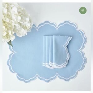 ❤️ SERENA CORNFLOWER BLUE PLACEMATS (SET OF 4)
